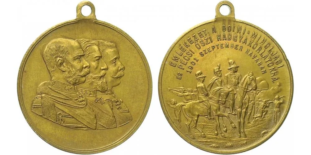 František Josef I., medaile vojenských manévrů — 1