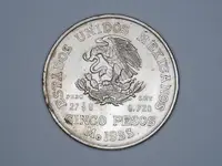 Mexiko, 5 Pesos 1953 - Hidalgo