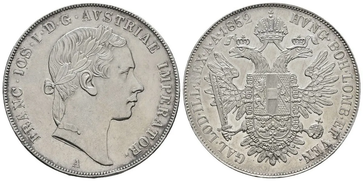 Konvenční měna, 1848 - 1857 — 1