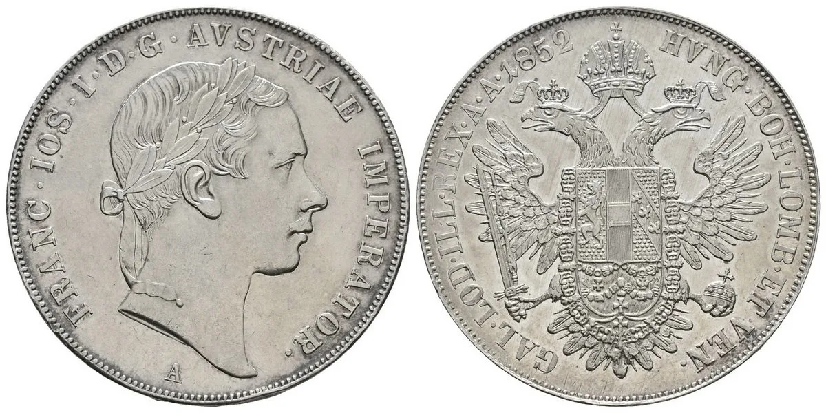 Konvenční měna, 1848 - 1857 — 1