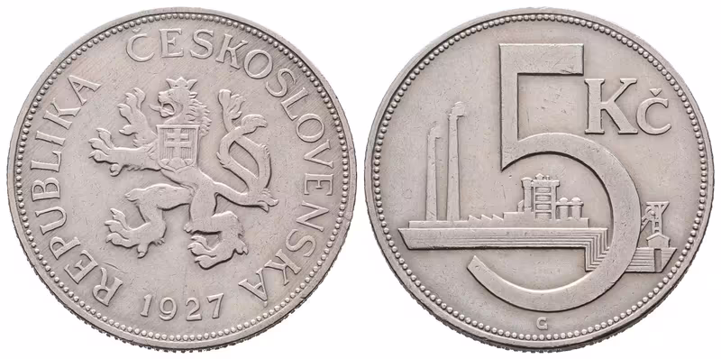 5 Koruna 1927