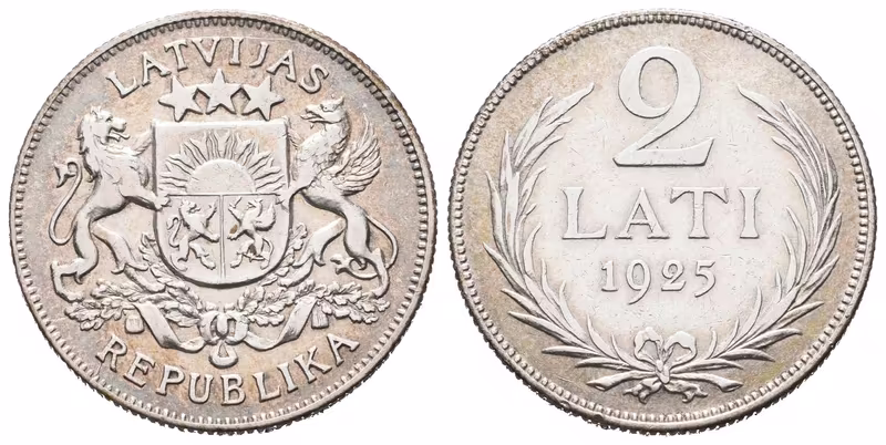 Lotyšsko, 2 Lati 1925