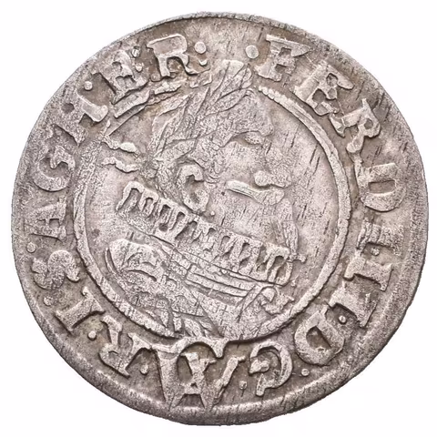 3 Krejcar 1625, Brno-Wohnsiedler, Hal.884, pěkná zachovalost,
