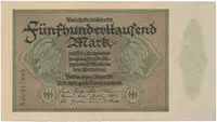 Německo, 500000 Mark 1923, Ro.87f