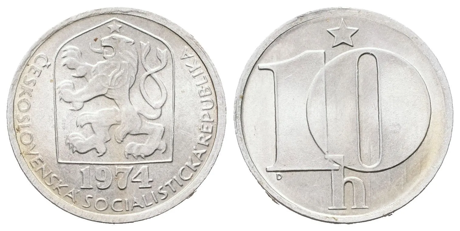 10 Haléř 1974