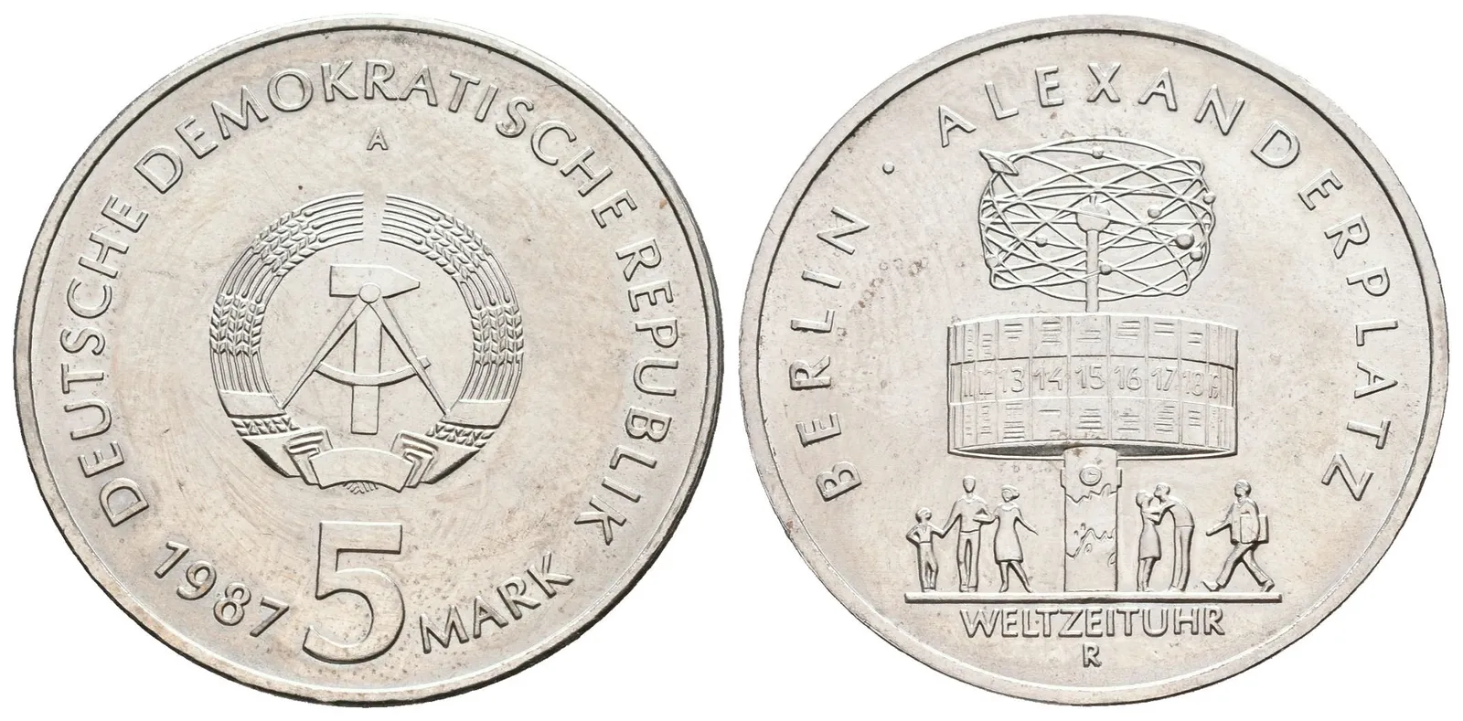 DDR, 5 Marka 1987 - Berlín
