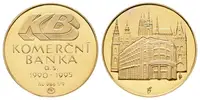 Medaile 1995 - Komerční banka - fotografie 4