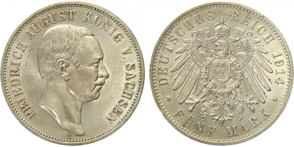 Sasko, Friedrich August III., 1904 - 1918 — 1