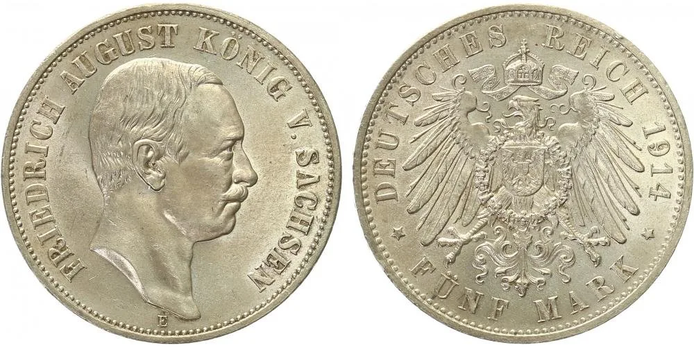 Sasko, Friedrich August III., 1904 - 1918 — 1