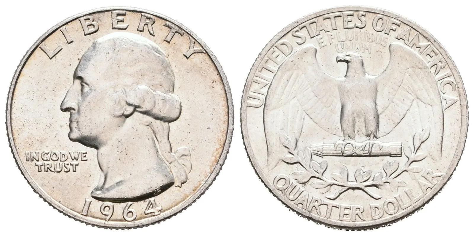 USA, 1/4 Dollar 1964 - George Washington