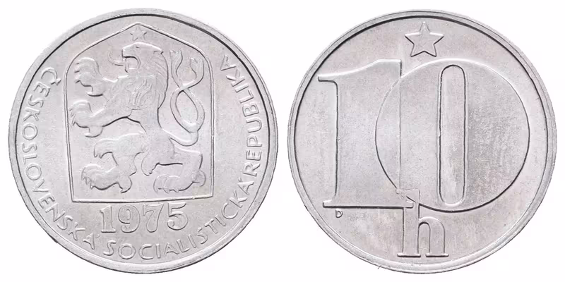 10 Haléř 1975