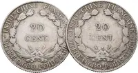 Francouzská Indočína, 20 Cent 1927 - fotografie 2