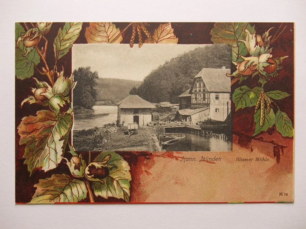 Německo, Hann. Münden, Blumer Mühle — 1