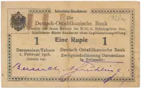 Německá Východní Afrika, 1 Rupie 1. 2. 1916, série F2, R.928a