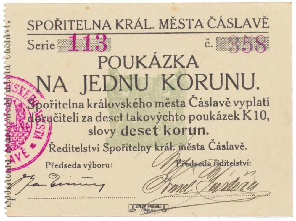 Nouzovky české od roku 1914 — 1