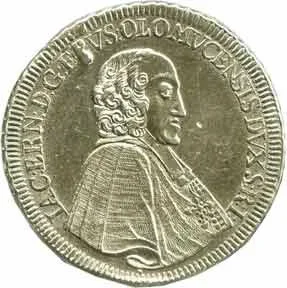 Olomouc - biskupství, Jakub Arnošt Liechtenstein, 1738 - 1745 — 1