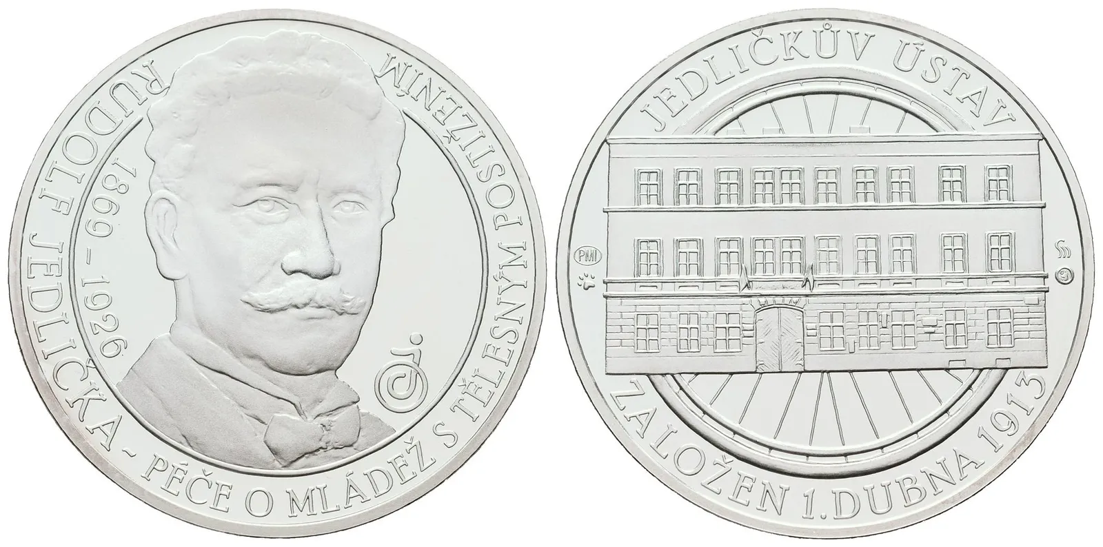 AR Medaile b.l. (2013) - 100. výročí založení jedličková ústavu