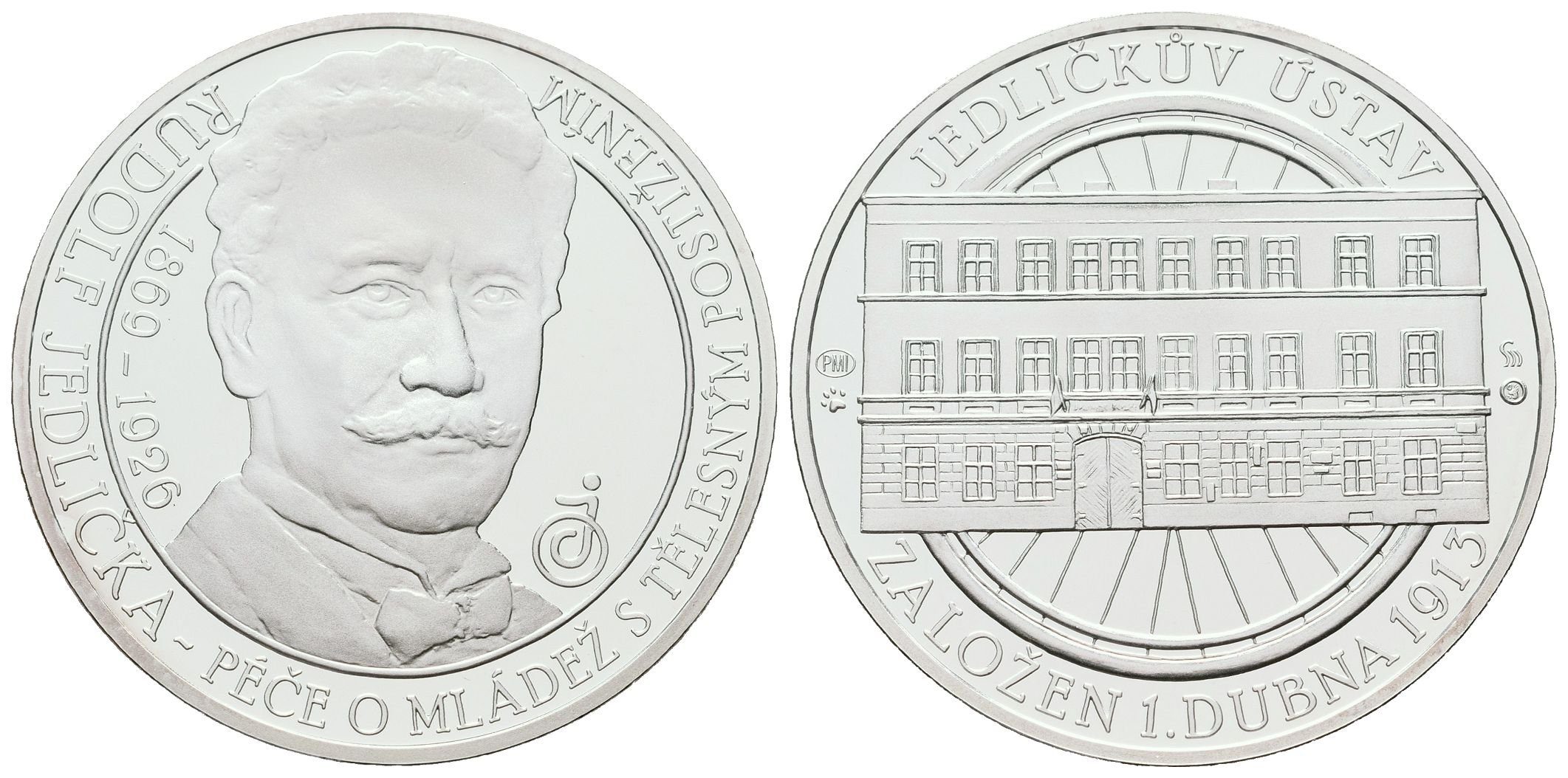 AR Medaile b.l. (2013) - 100. výročí založení jedličková ústavu