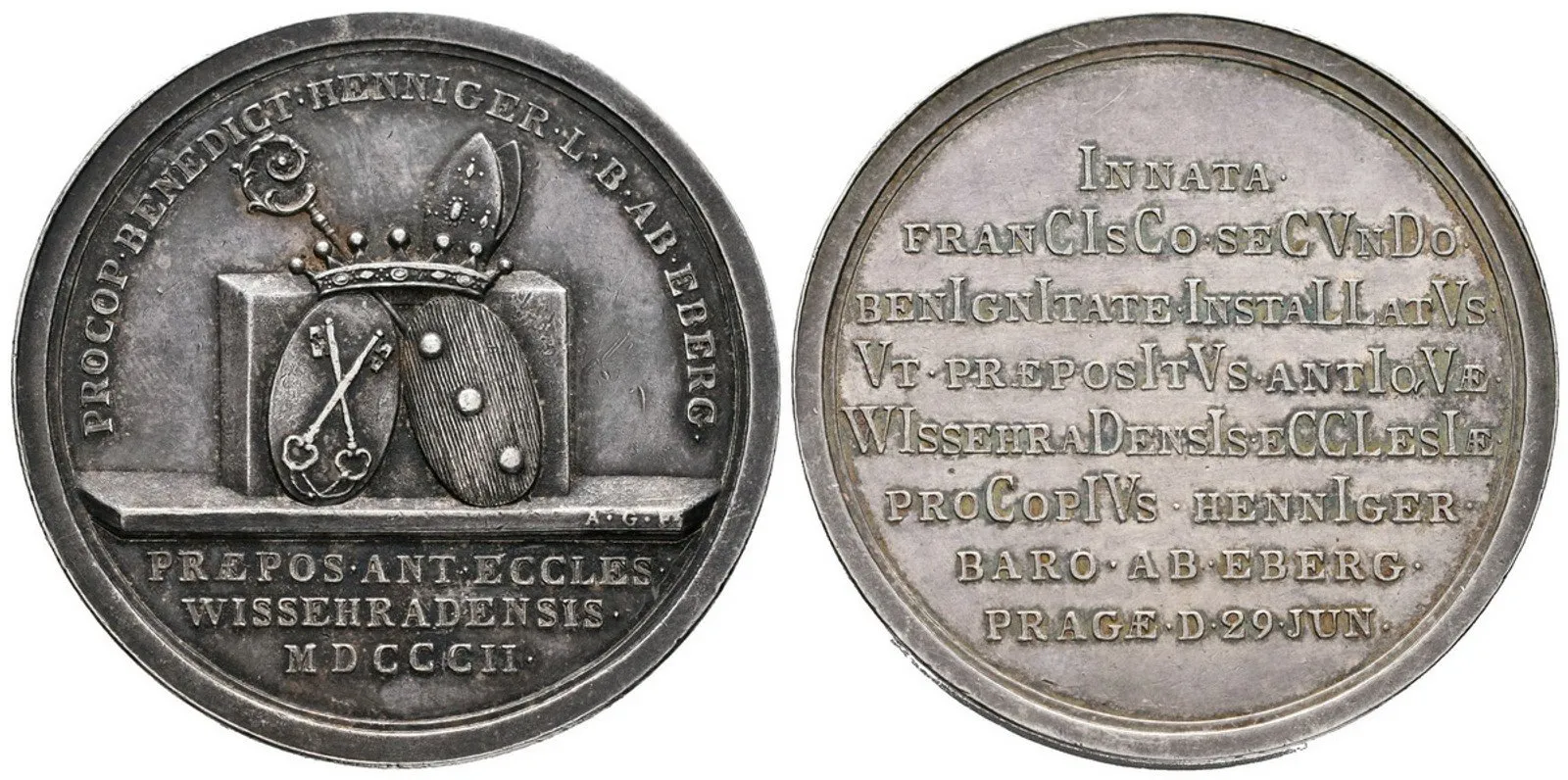 Praha - Vyšehrad, Prokop Benedikt Henniger von Eberg, 1801 - 1809 — 1