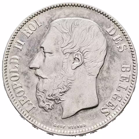 5 Frank 1873, KM.24, pěkná zachovalost, patina, rysky