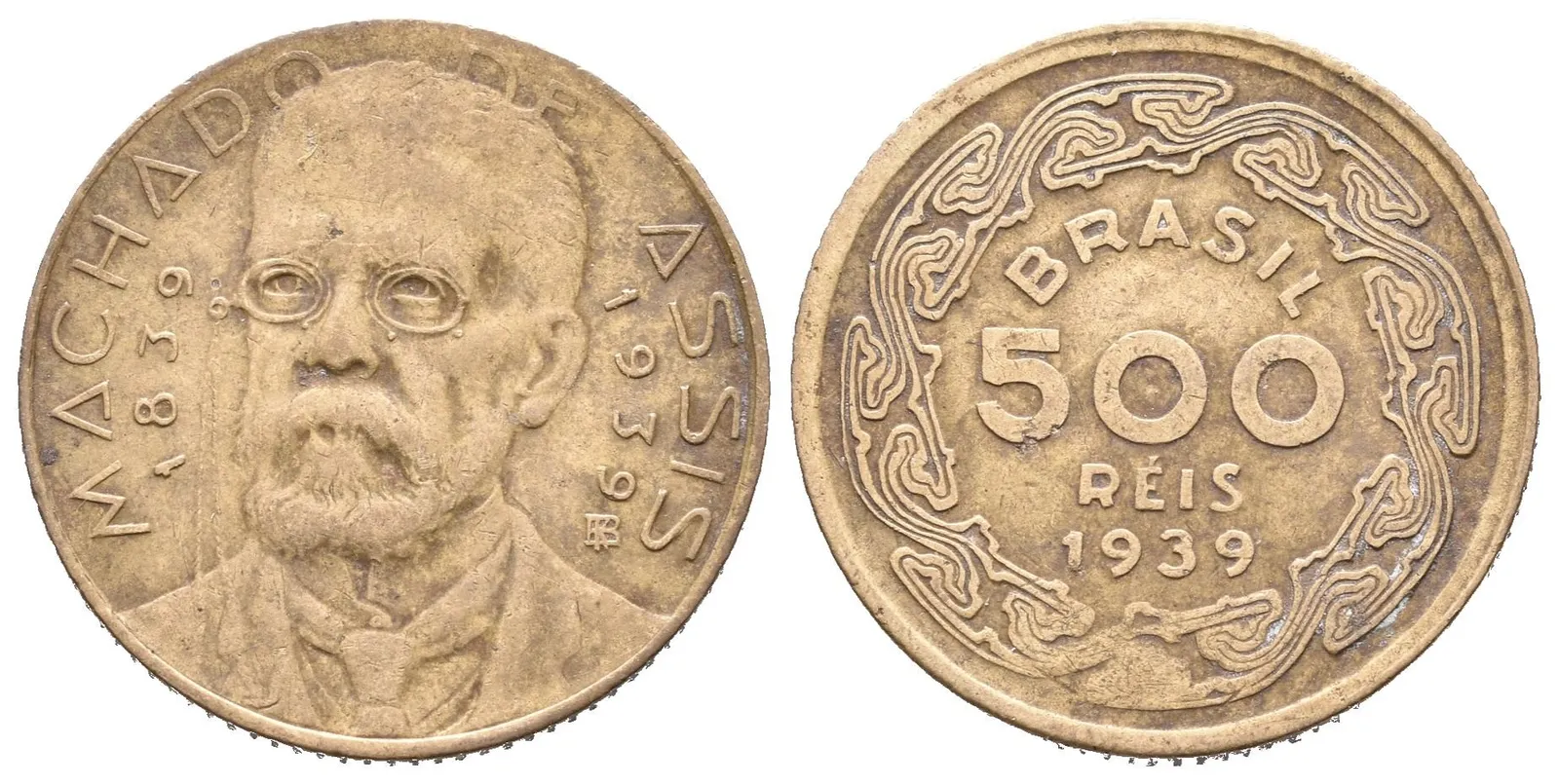 Brazílie, 500 Reis 1939