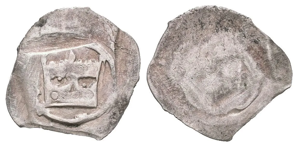 Haléř s korunou a čtyřrázem (1384 - 1407), Cn.40, Ch.146-147, — 1