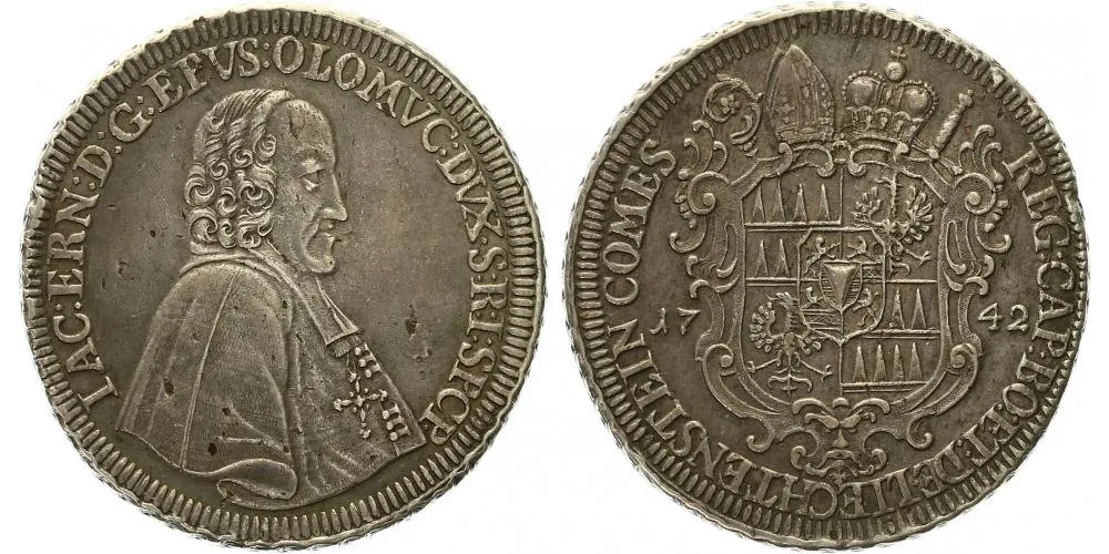 Olomouc - biskupství, Jakub Arnošt Liechtenstein, 1738 - 1745 — 1