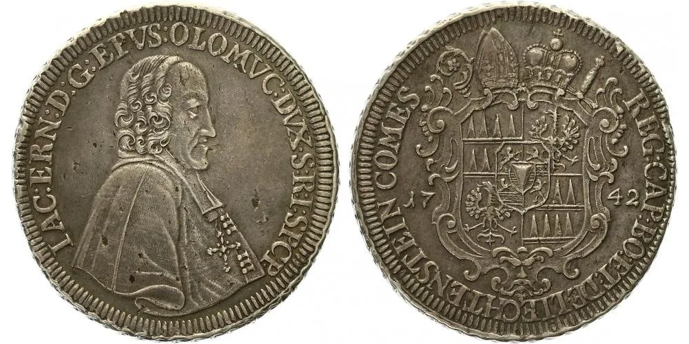 Olomouc - biskupství, Jakub Arnošt Liechtenstein, 1738 - 1745 — 1