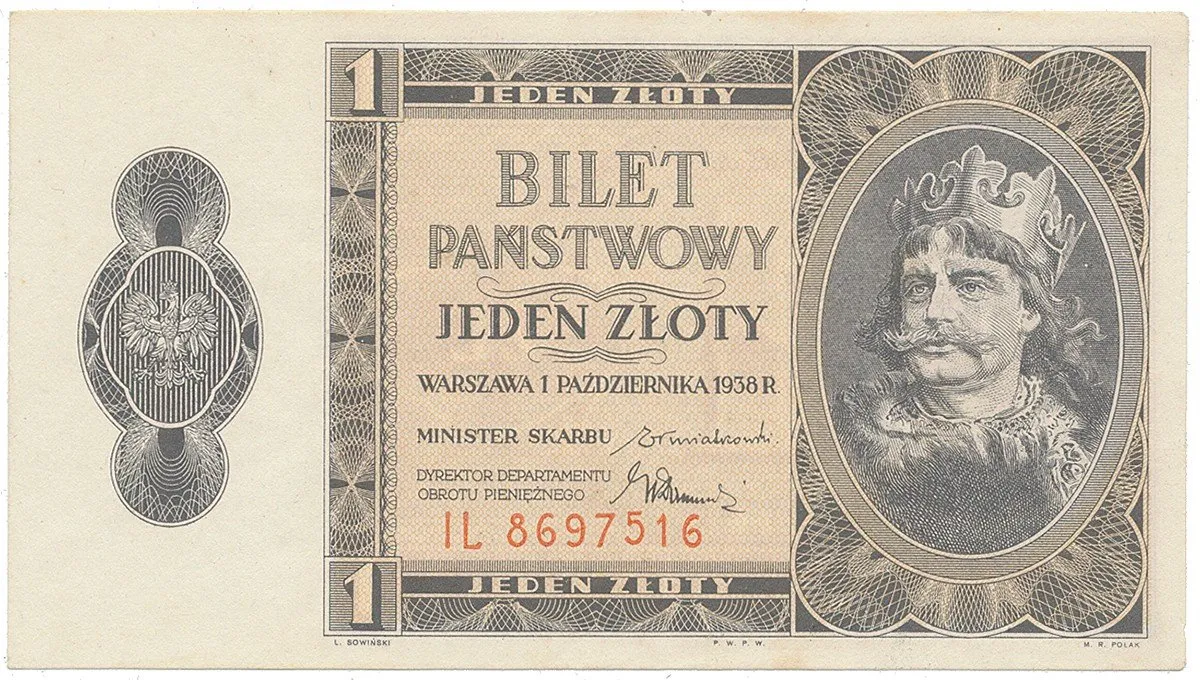 Polská platidla na československém území 1938-39 — 1
