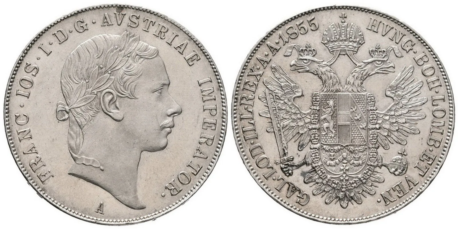 Konvenční měna, 1848 - 1857 — 1