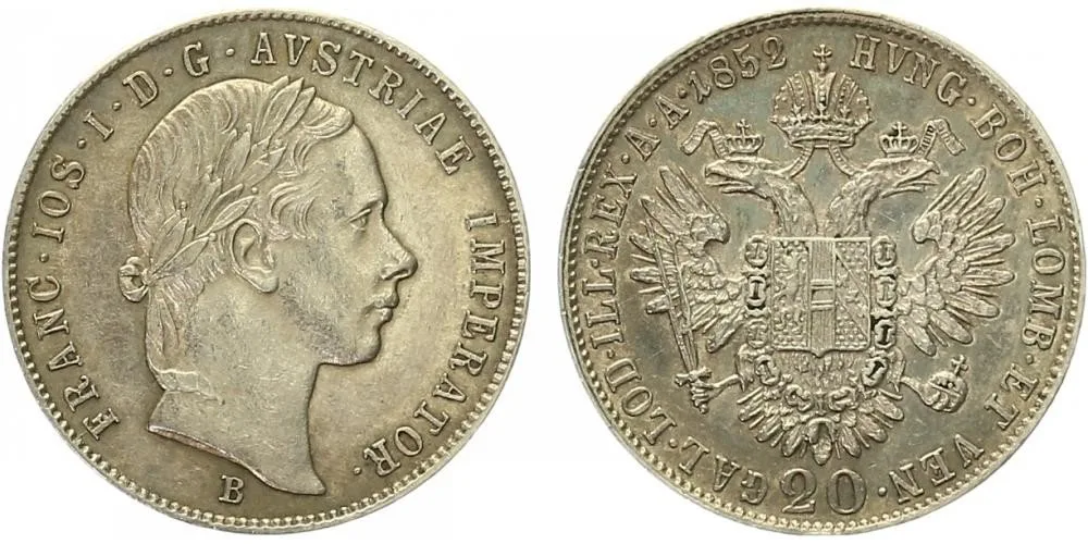 Konvenční měna, 1848 - 1857 — 1