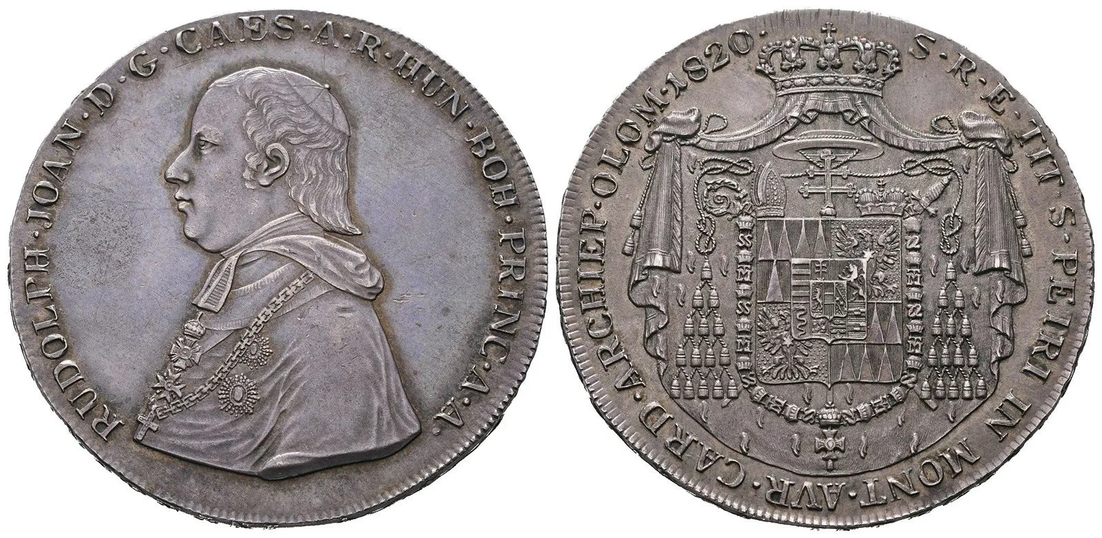 Olomouc - arcibiskupství, Rudolf Jan, 1819 - 1831 — 1