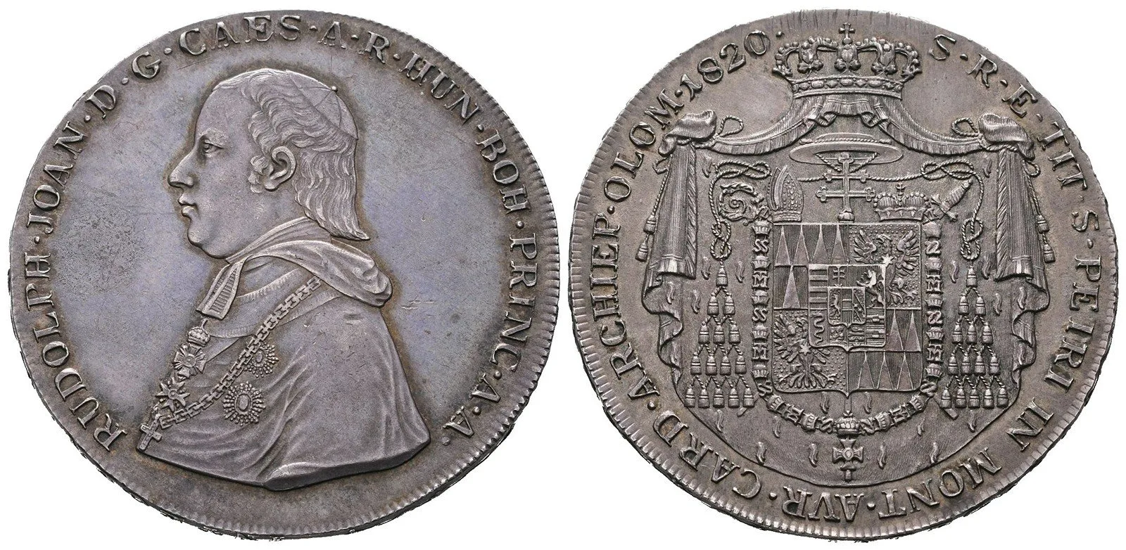 Olomouc - arcibiskupství, Rudolf Jan, 1819 - 1831 — 1