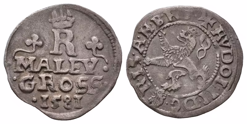 Malý groš 1581, Praha
