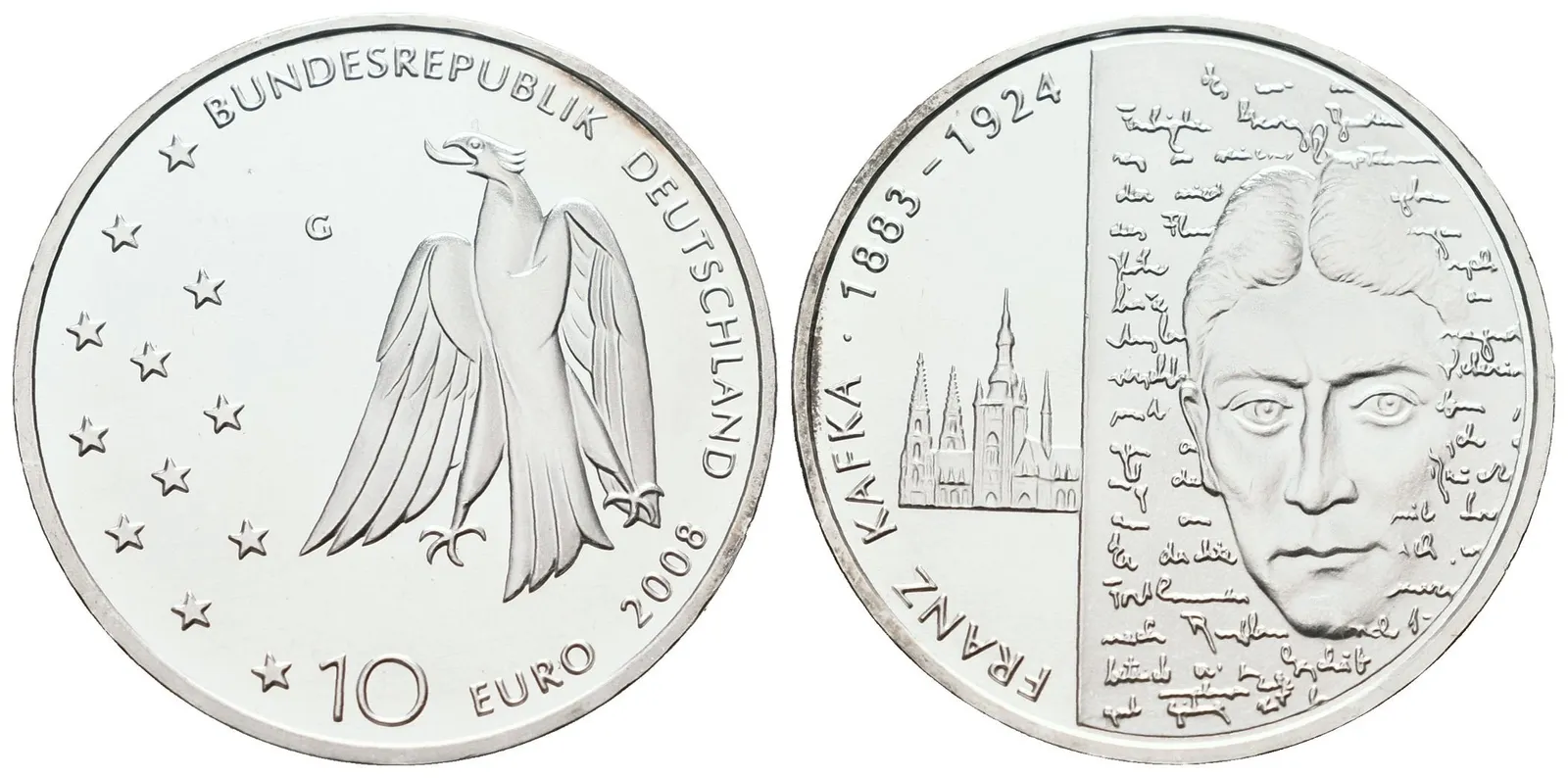 SRN, 10 Euro 2008 G - Franz Kafka