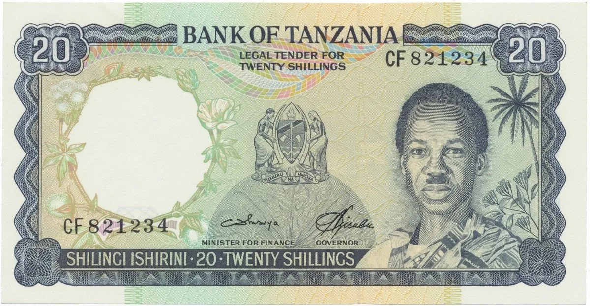 Tanzánie, 20 Shillings (1966), P.3c