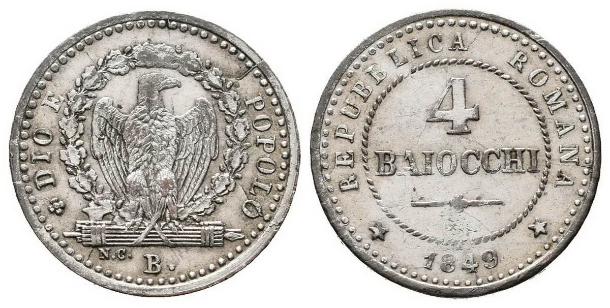 Vatikán - Římská republika, 1848 - 1849 — 1
