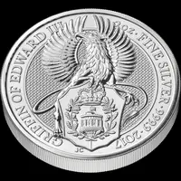 Velká Británie, 5 Pounds 2017 - Griffin of Edward III. - fotografie 2