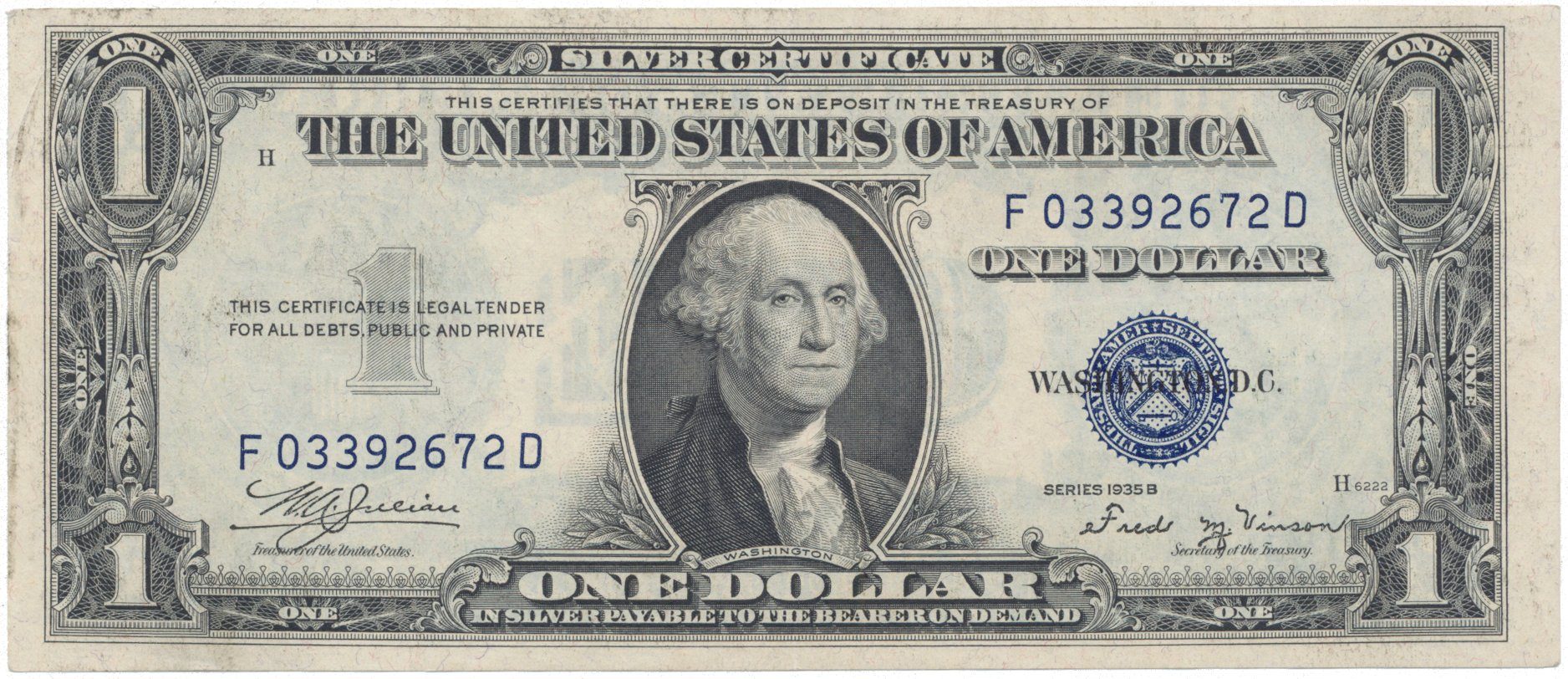 USA, 1 Dollar 1935B, Pick.416b