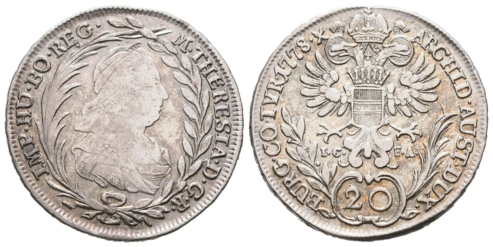Marie Terezie, 20 Krejcar 1778, Vídeň