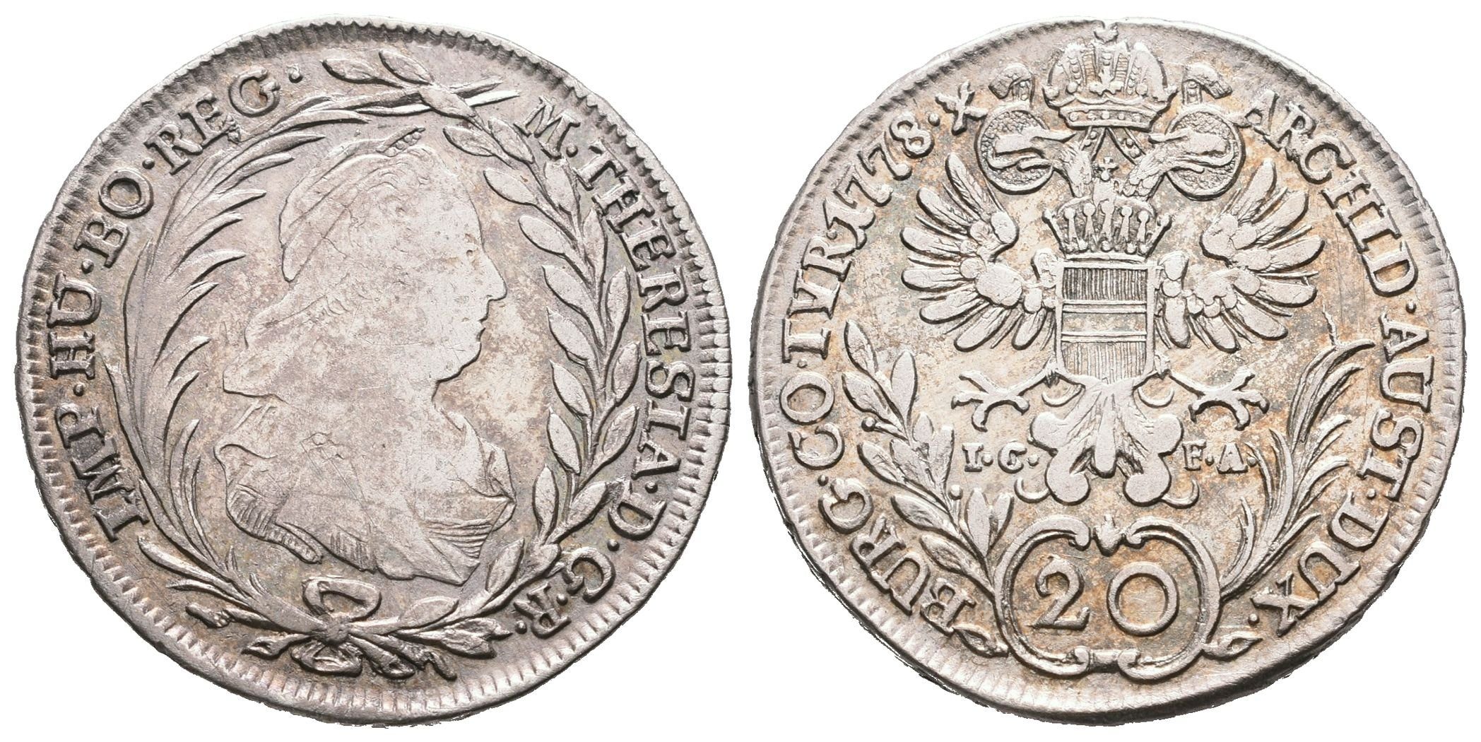 Marie Terezie, 20 Krejcar 1778, Vídeň