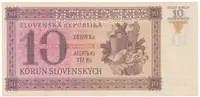 10 Koruna 1943, série Ľb 20, Hej.54a2.S1 - fotografie 2