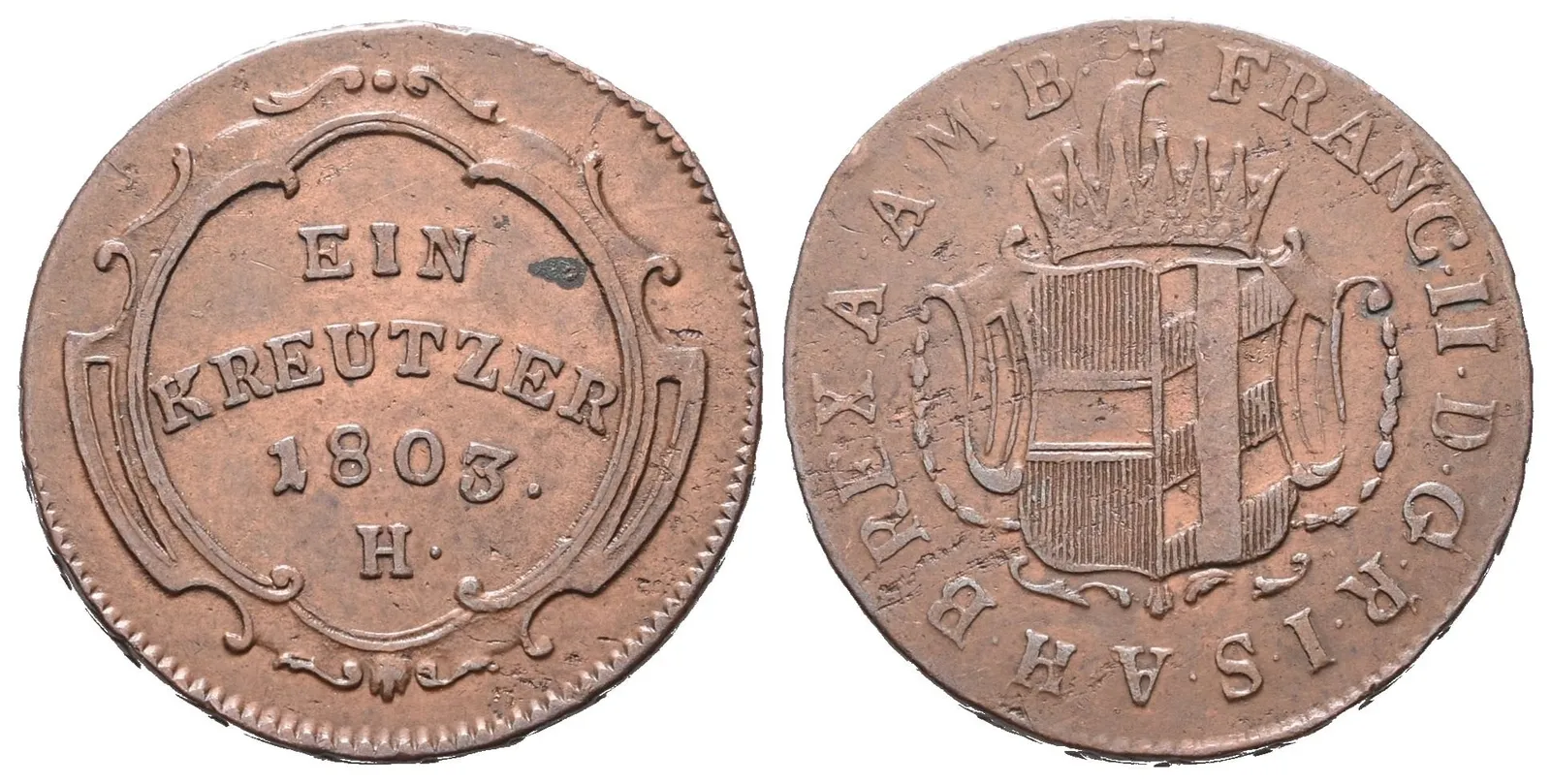 František II., 1 Krejcar 1803 H