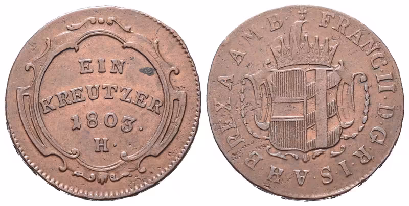 František II., 1 Krejcar 1803 H