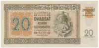 20 Koruna 1942, různé série, Hej.53a2.S1 - fotografie 2