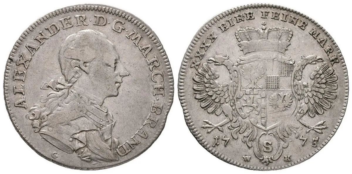 Brandenburg - Ansbach, Alexander, 1757 - 1791 — 1