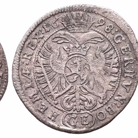 3 Krejcar 1698 GE, Praha-Egerer, Hal.1429