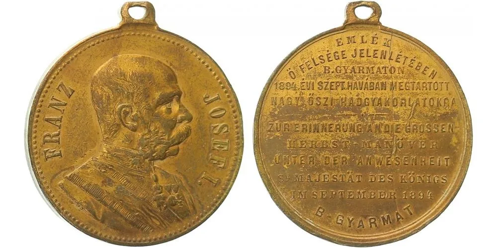 František Josef I., medaile vojenských manévrů — 1