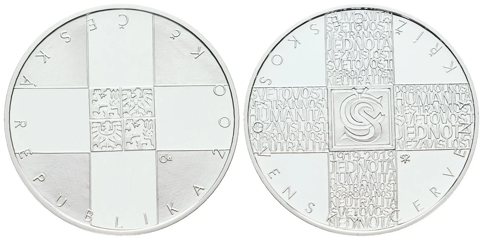200 Kč 2019 - Červený kříž, PROOF