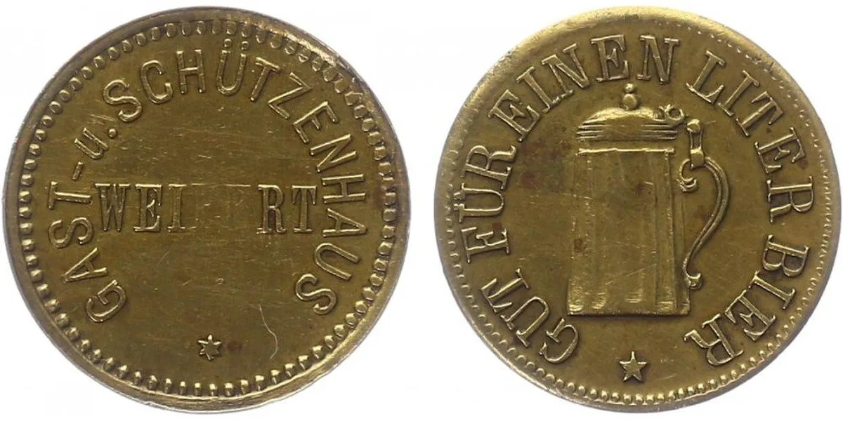 Chmelové a pivní známky — 1